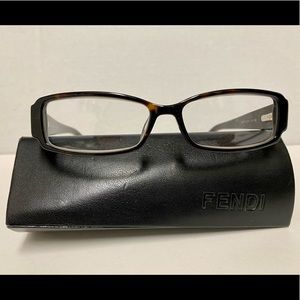 Fendi glasses, case and cleaner cloth